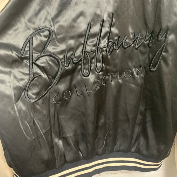 BuffBunny Club Embroidered Satin Quilted Jacket Size XL - Picture 2 of 5